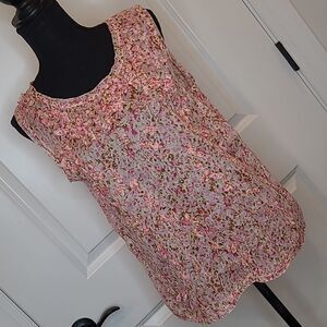 Talbots Cotton Floral Blouse